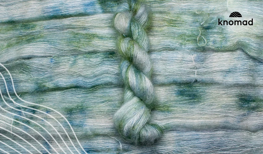 Beach Series: How to dye Mohair with Nuvola - Part 1