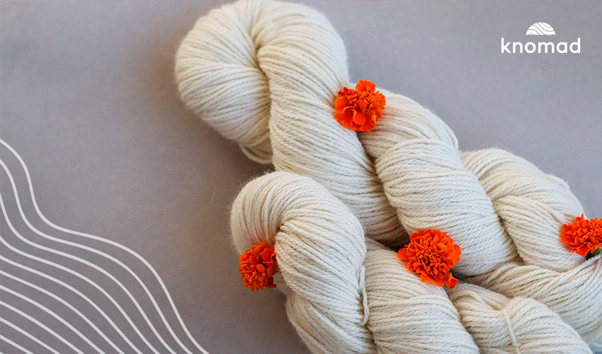 Natural Dyes for Wool: Marigolds