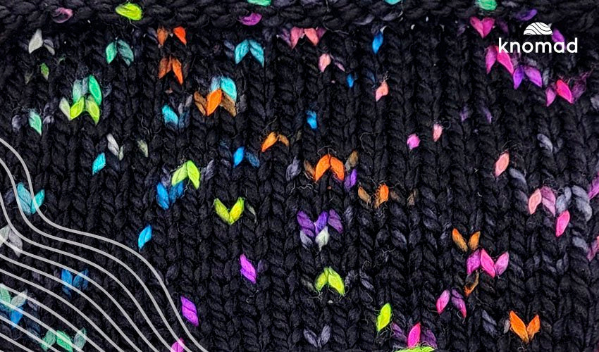 Have you ever wanted to create yarn that knits up like a nebula or an oilslick?