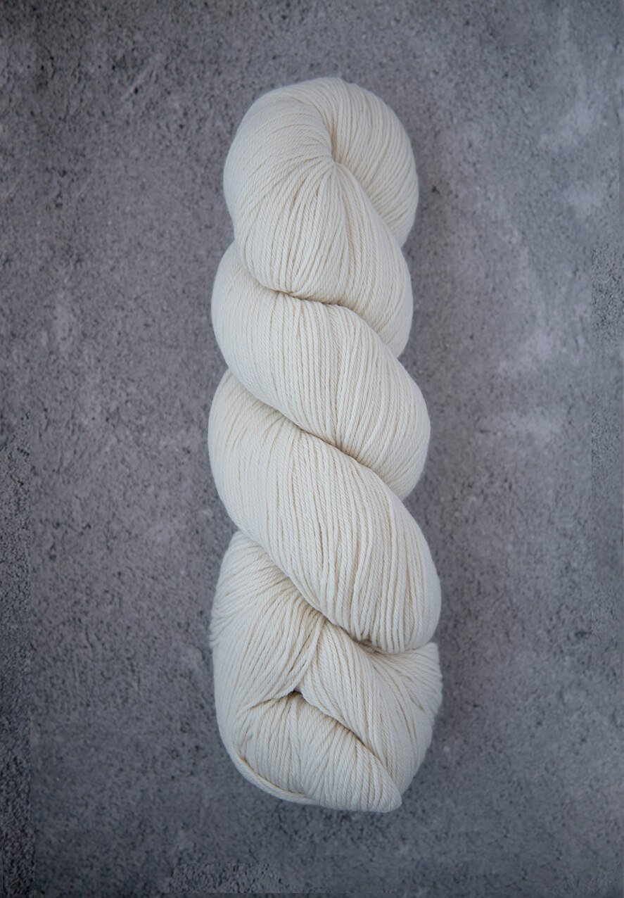 Ivory - Merino Alpaca and Silk Blend - 100g - GATHER Textiles Inc.