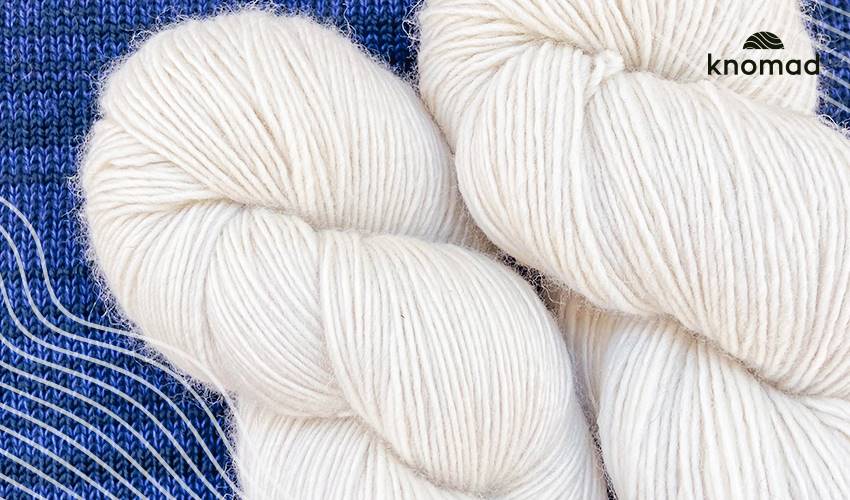 undyed yarn egret