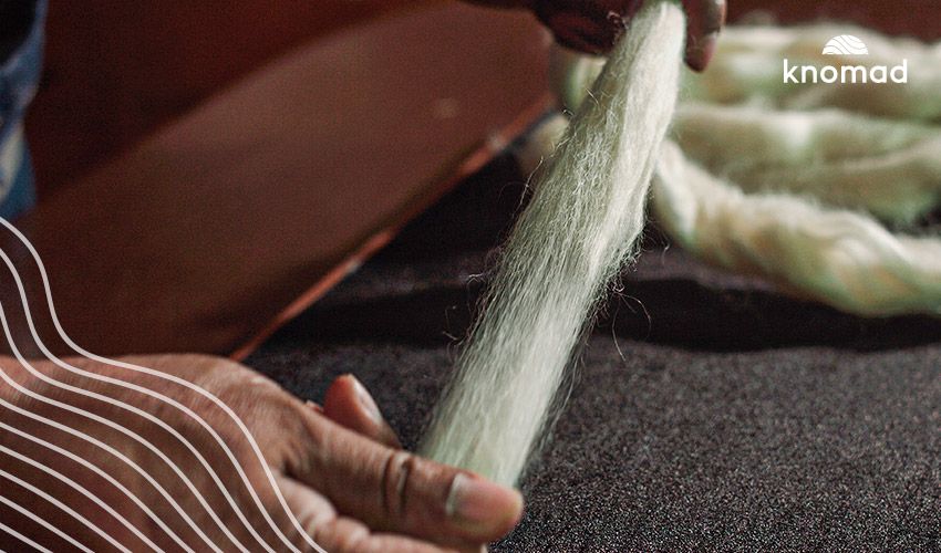 How undyed yarn is made: Quality Control