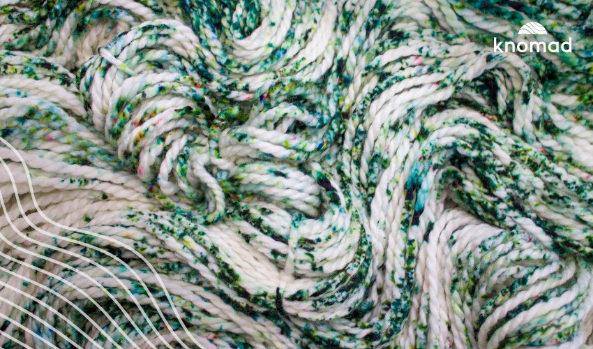 Dye a forest inspired speckle yarn on SALCANTAY