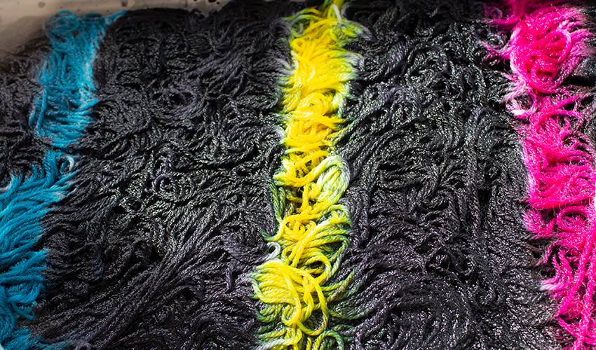 yarn dyeing tutorial undyed