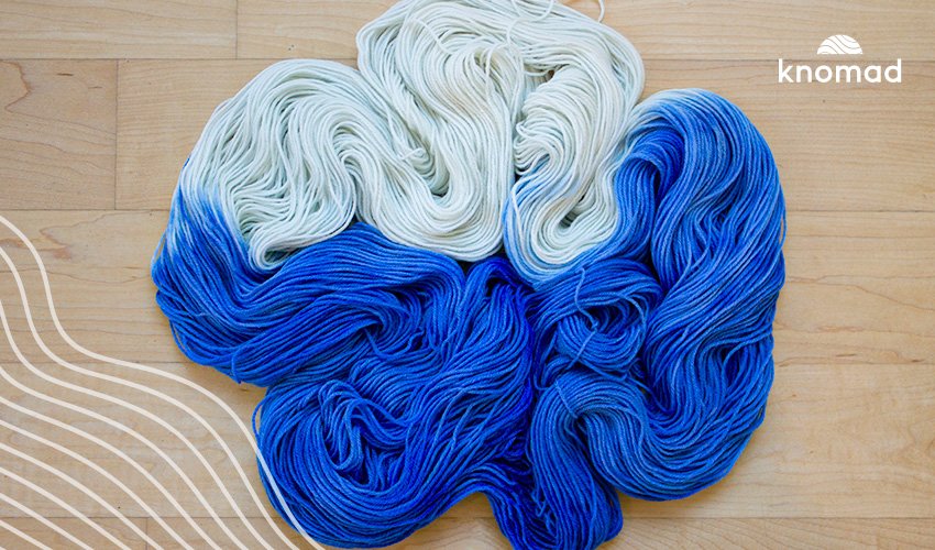 How to Space Dye Stratus Merino Yarn