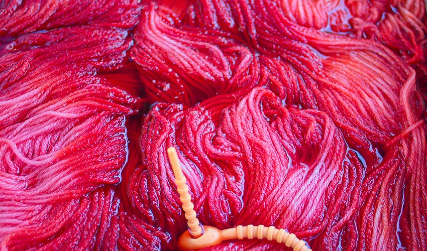 DK weight yarn on MARSHMALLOW