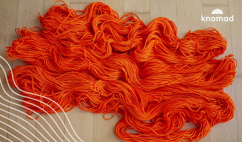 How To Dye Halloween Orange on MARSHMALLOW WORSTED