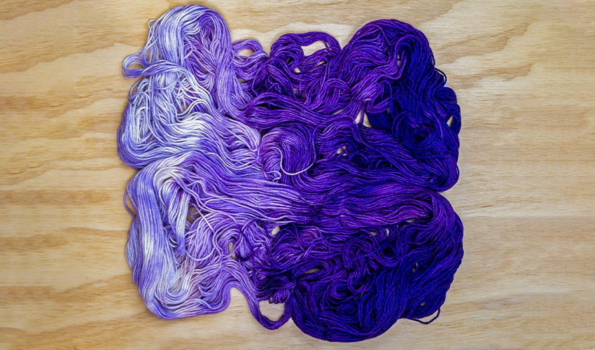 purple ombre