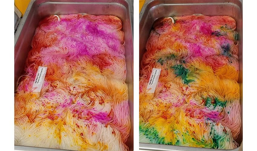 Dyepot Weekly #201 - Kettle Dyeing Wool with Fiber Reactive Dyes