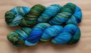dyed wool