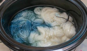 Pistachio yarn