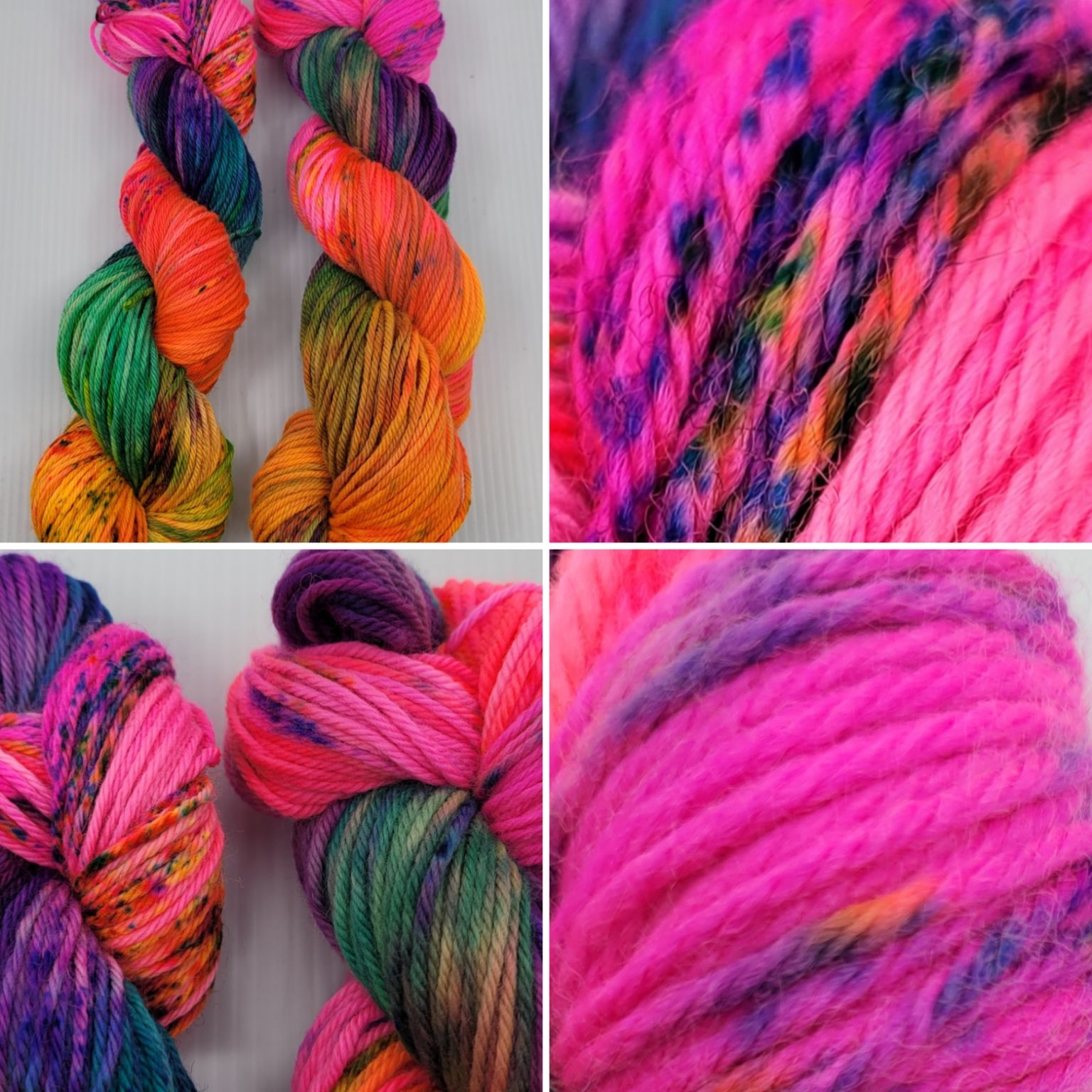 Superwash versus NonSuperwash Dye Technique Test (PART 1) Knomad Yarn Superwash versus Non