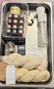 you will need for dyeing yarn