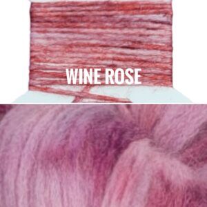 wine rose silk