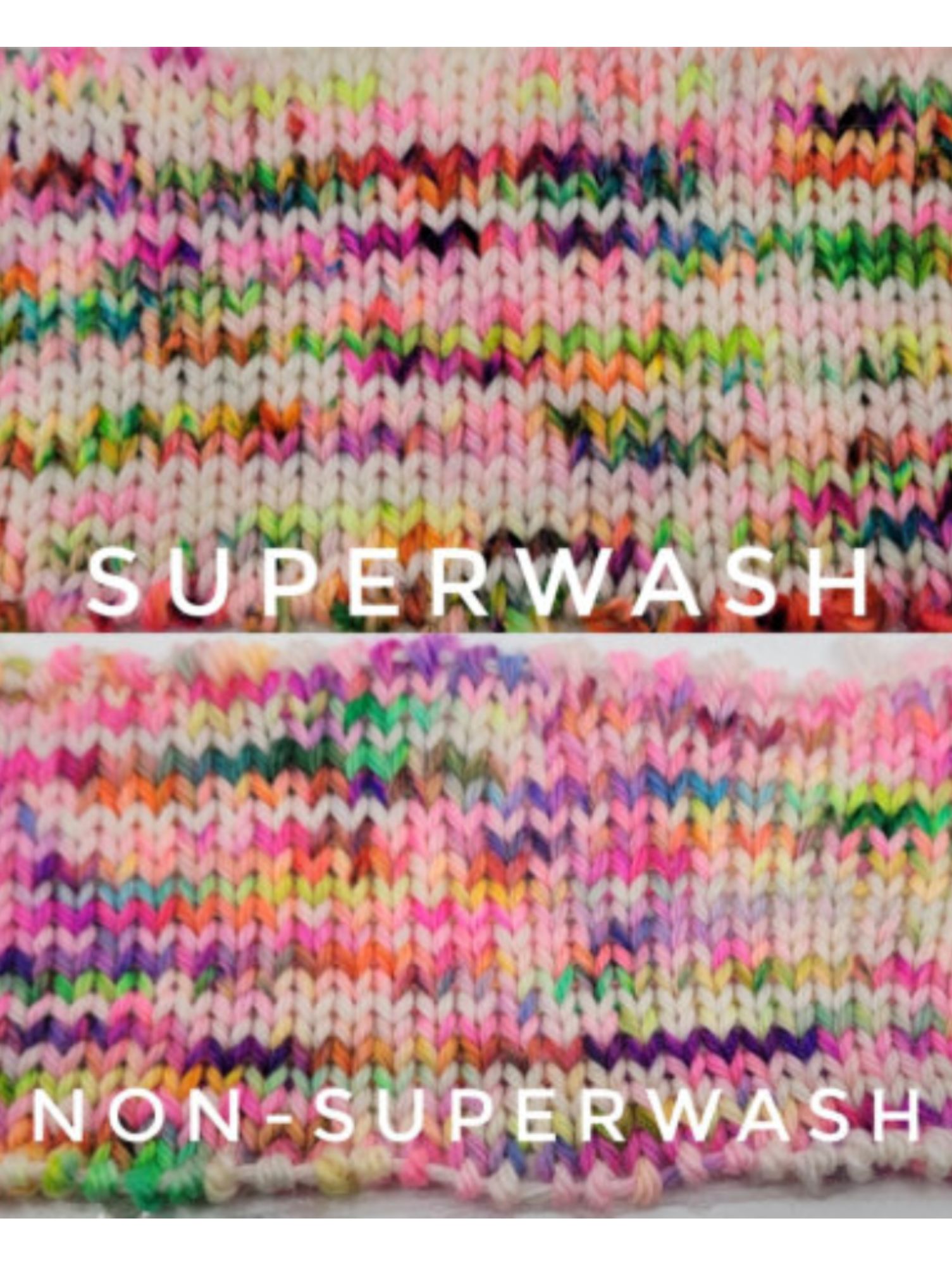 Superwash and Non Superwash
