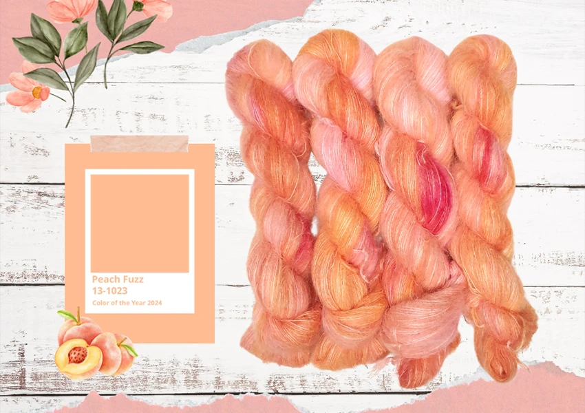 Peach Fuzz on Pluma
